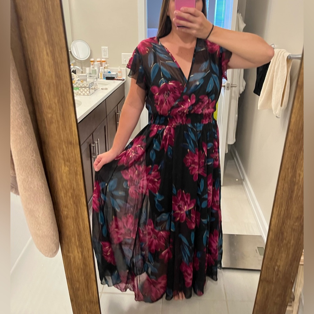 Kate and Lily Floral Maxi Dress